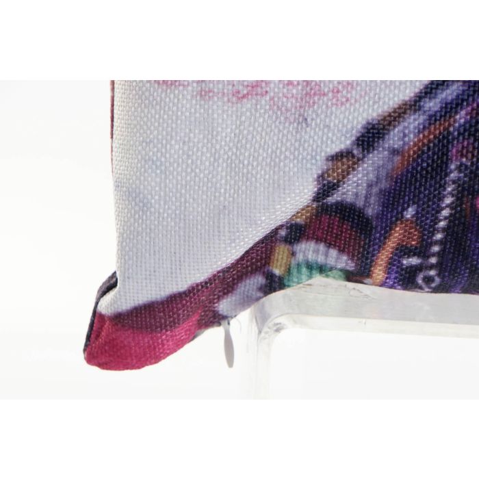 DKD Home Decor Cojín Decoración Colonial Africano Multicolor Surtido 45 x 45 cm de Poliéster con Cremallera (4 Unidades) Lavado en Seco 2 DKD Home Decor Cojín Decoración Colonial Africano Multicolor Surtido 45 x 45 cm de Poliéster con Cremallera (4 Unidades) Lavado en Seco 2