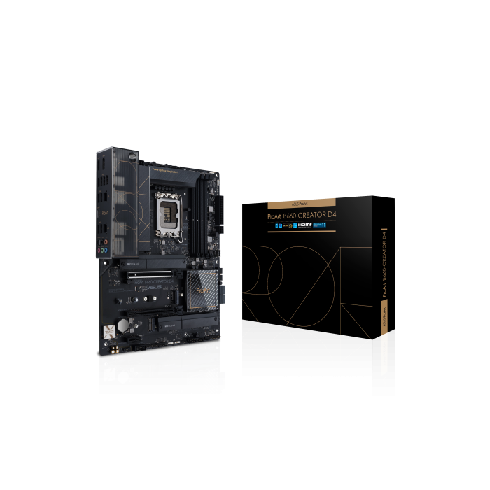 Placa Asus Proart B660-Creator D4,Intel,1700,B660,4Ddr4,Atx 4 Placa Asus Proart B660-Creator D4,Intel,1700,B660,4Ddr4,Atx 4
