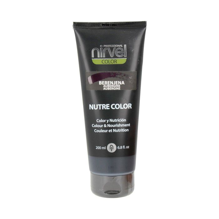 Nirvel Nutre Color Berenjena - Coloración Temporal con Nutrición y Brillo 200 Ml Nirvel Nutre Color Berenjena - Coloración Temporal con Nutrición y Brillo 200 Ml