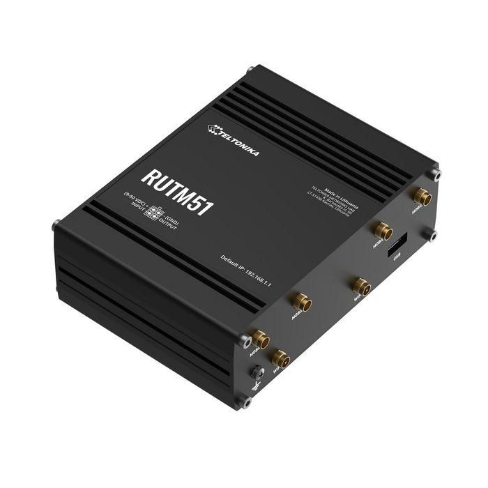 Teltonika Networks RUTM51 (EU) 5G/4G CAT12/ WiFi LTE router 4 Teltonika Networks RUTM51 (EU) 5G/4G CAT12/ WiFi LTE router 4