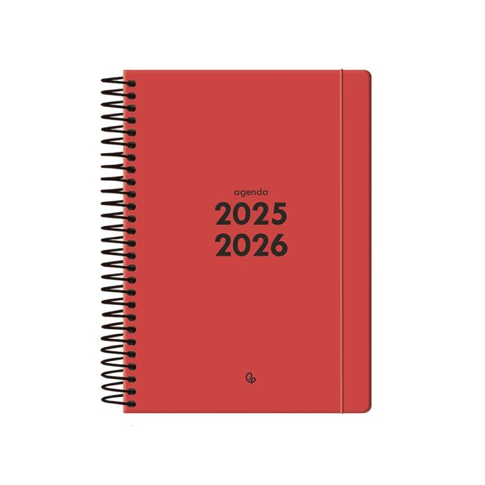 Agenda Escolar Liderpapel 25-26 Espiral Basic Rojo Semana Vista A5 Bilingüe Papelfsc 70 gr 1 Agenda Escolar Liderpapel 25-26 Espiral Basic Rojo Semana Vista A5 Bilingüe Papelfsc 70 gr 1