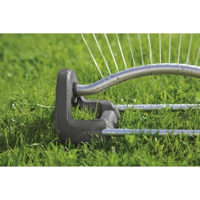 Gardena Aspersor oscilante Aqua s, cobertura 90-220m², alcance 7-17m, gris/naranja 3 Gardena Aspersor oscilante Aqua s, cobertura 90-220m², alcance 7-17m, gris/naranja 3