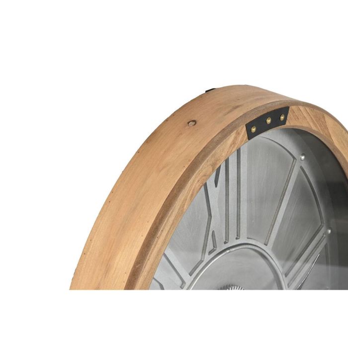 Reloj Pared Loft DKD Home Decor Plateado Natural 8 x 68 x 50 cm 4
