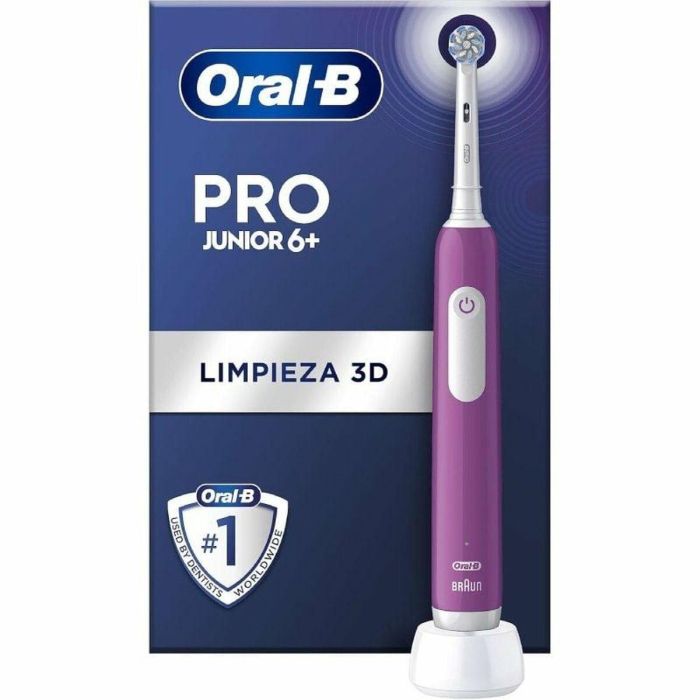 Cepillo de Dientes Eléctrico Braun P JR 6 P BK Morado 0 Cepillo de Dientes Eléctrico Braun P JR 6 P BK Morado 0