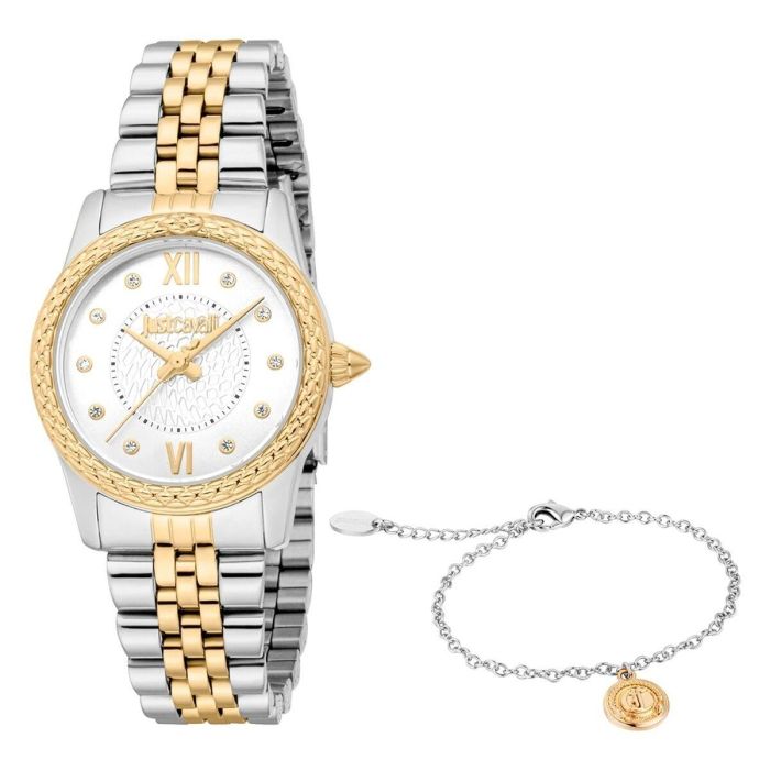 Reloj Mujer Just Cavalli ANIMALIER SPECIAL PACK + BRACELET Dorado (Ø 30 mm) Reloj Mujer Just Cavalli ANIMALIER SPECIAL PACK + BRACELET Dorado (Ø 30 mm)