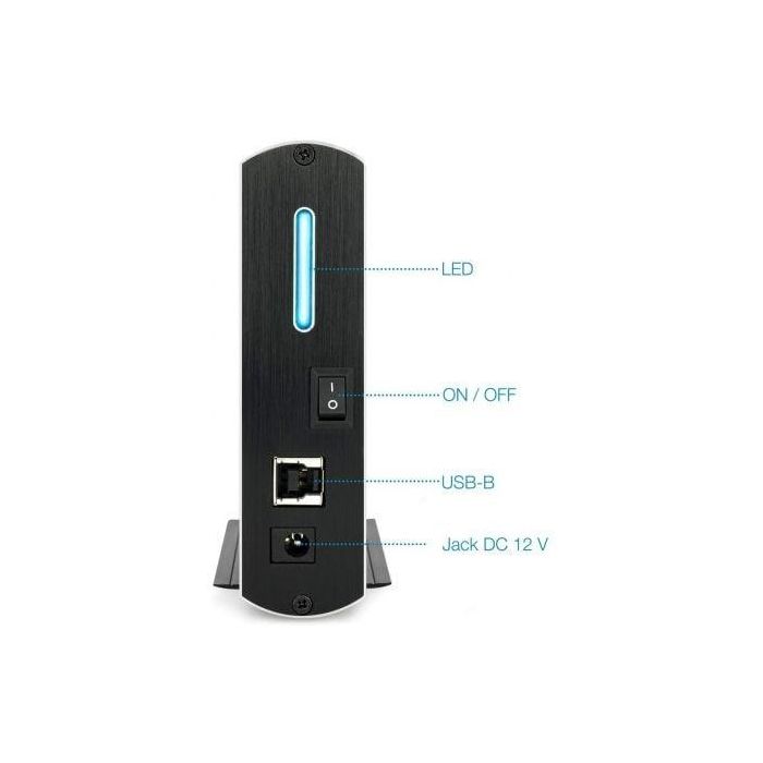 TooQ TQE-3531B Caja Externa para Disco Duro 3.5", USB 3.1 Gen 1 (5 Gbps), hasta 8 TB, SATA I/II/III, UASP, Aluminio Negro 4 TooQ TQE-3531B Caja Externa para Disco Duro 3.5", USB 3.1 Gen 1 (5 Gbps), hasta 8 TB, SATA I/II/III, UASP, Aluminio Negro 4