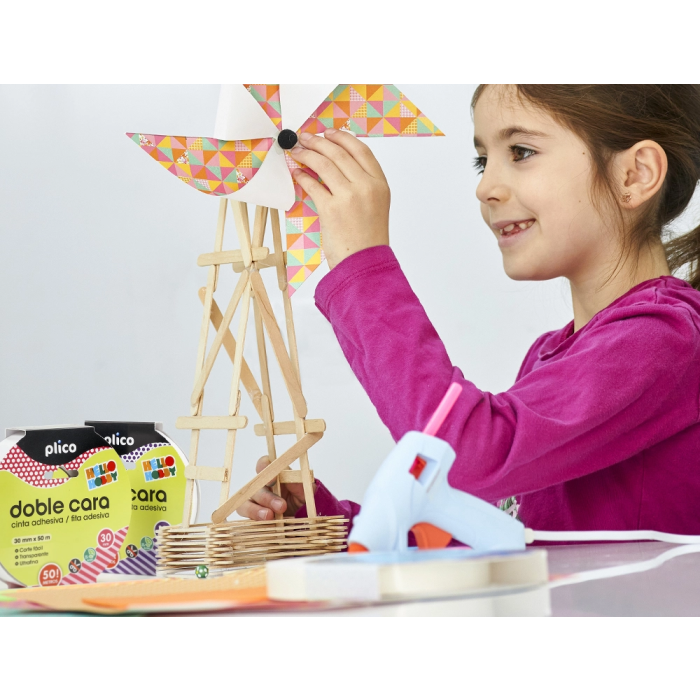 Plico Cinta Adhesiva Doble Cara Transparente 20 mt x 15 mm Para Uniones Invisibles y Materiales Delicados 2