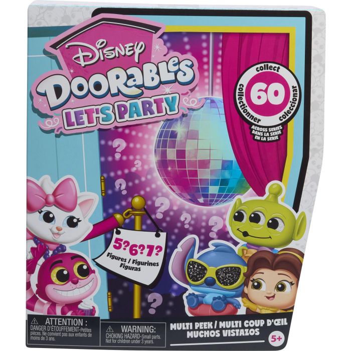 Just Play Disney Let's Party Multi Peek Doorables Set de 4 Figuras Coleccionables Aleatorias DIS0886144500220 0 Just Play Disney Let's Party Multi Peek Doorables Set de 4 Figuras Coleccionables Aleatorias DIS0886144500220 0
