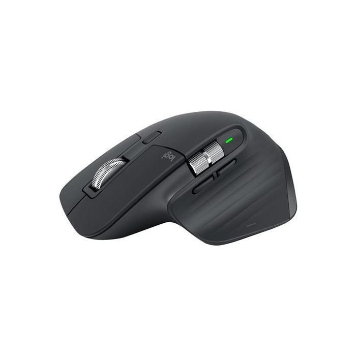 Ratón Ergonómico Inalámbrico por Bluetooth Logitech MX Master 3S/ Batería recargable/ Hasta 8000 DPI/ Grafito