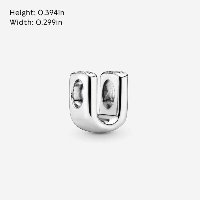 Abalorio Mujer Pandora LETTER T SILVER Plateado 1 Abalorio Mujer Pandora LETTER T SILVER Plateado 1
