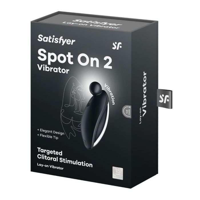 SATISFYER Spot on 2 Vibrador Negro para Estimulación del Clítoris 1 SATISFYER Spot on 2 Vibrador Negro para Estimulación del Clítoris 1