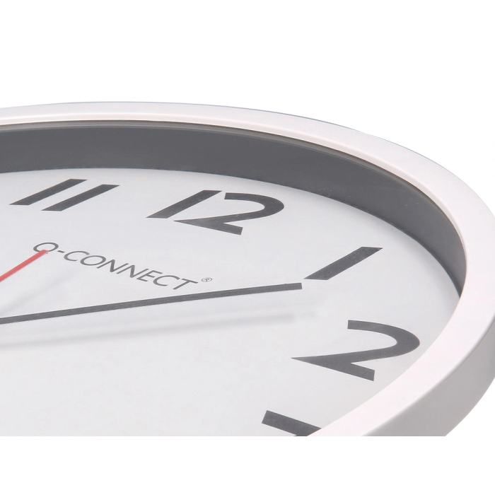 Q-connect Reloj de Pared Oficina Redondo Plástico Blanco 34 cm 5 Q-connect Reloj de Pared Oficina Redondo Plástico Blanco 34 cm 5
