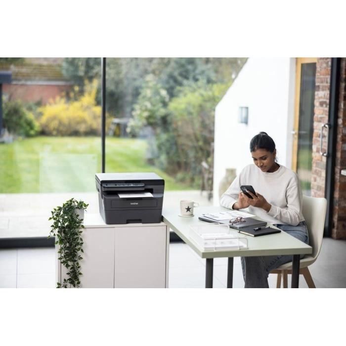 Brother DCP-L2627DWE Impresora Multifunción Láser Monocromo 3 en 1 Dúplex Auto WiFi 32 ppm A4 Pantalla LED 250 Hojas 4
