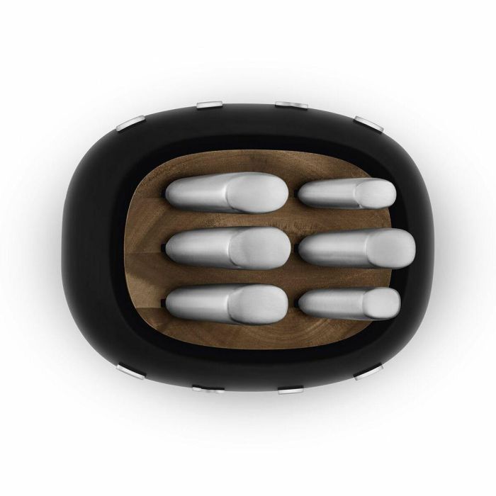 Juego de Cuchillos de Cocina y Soporte Smeg KBSF02BL 3 Juego de Cuchillos de Cocina y Soporte Smeg KBSF02BL 3
