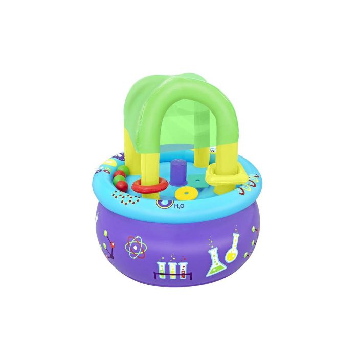 Bestway Mesa de Aprendizaje Juegos Hinchable 76x76x88 cm +18 Meses Interior y Jardin 52573 7