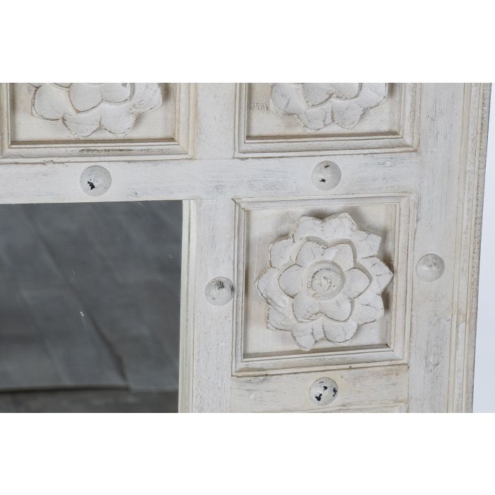 Espejo Indio DKD Home Decor Blanco 4.7 x 120.3 x 93.5 cm 2