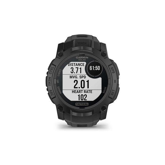Garmin Instinct® 3 Solar Tactical Edition - Reloj Inteligente GPS, 50 mm, Pantalla AMOLED Táctil, Energía Solar, 40 Días Batería, Negro, Unisex Garmin Instinct® 3 Solar Tactical Edition - Reloj Inteligente GPS, 50 mm, Pantalla AMOLED Táctil, Energía Solar, 40 Días Batería, Negro, Unisex