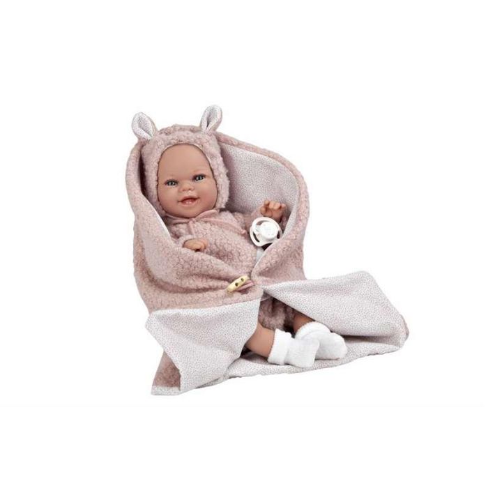 Muñeca elegance babyto rosa con manta (muñeca de peso) 35 cm cuerpo blando 16 Muñeca elegance babyto rosa con manta (muñeca de peso) 35 cm cuerpo blando 16