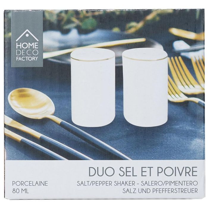 Home Deco Factory Juego De Salero Y Pimentero Colección Lounge 1