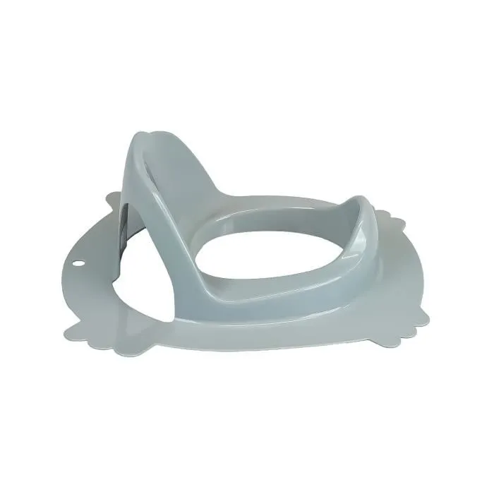 Thermobaby Reductor de Inodoro Luxe Charming Grey - Cómodo, Estable y Antiadherente. Se Adapta a Todos los Vasos de Inodoro 1