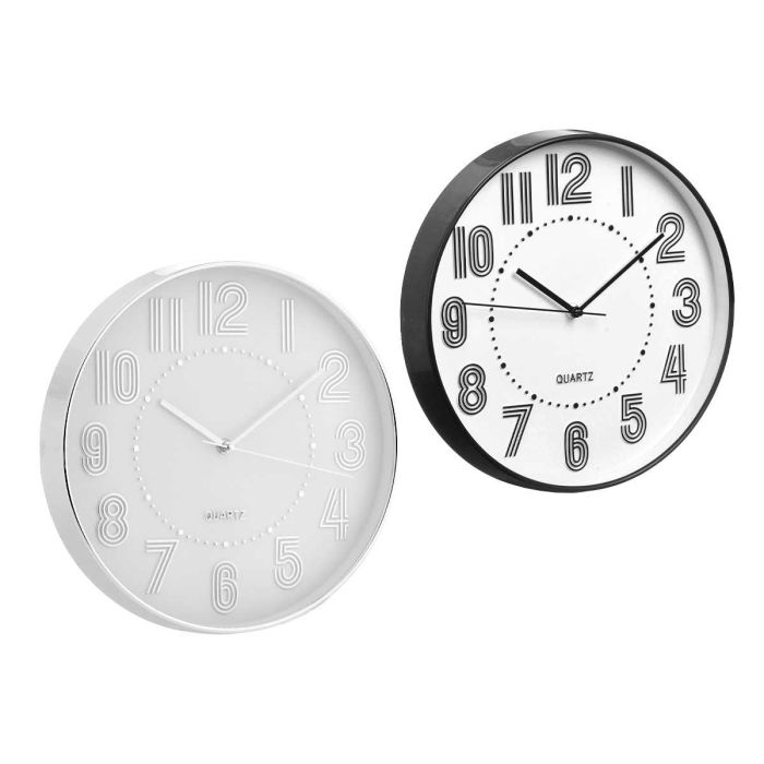 Reloj Redondo 30 Cm Numeros Rayas Surtidos Giftdecor (12 Unidades) 1 Reloj Redondo 30 Cm Numeros Rayas Surtidos Giftdecor (12 Unidades) 1