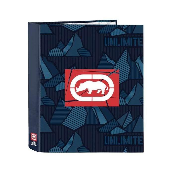 Carpeta de anillas Eckō Unltd. Peaks Azul marino A4 (27 x 33 x 6 cm) 0 Carpeta de anillas Eckō Unltd. Peaks Azul marino A4 (27 x 33 x 6 cm) 0