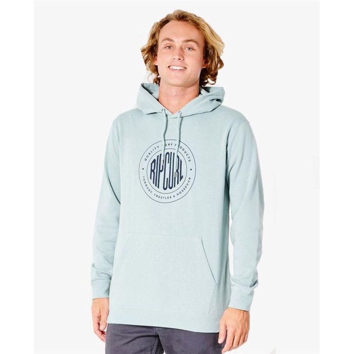 Sudadera sin Capucha Hombre Rip Curl Tapler Azul Aguamarina 4