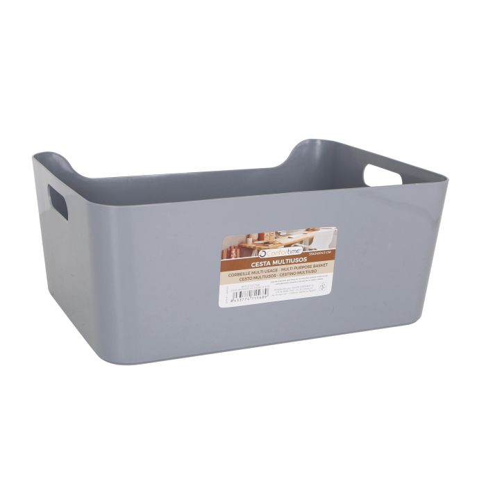 Cesta Multiusos Dem 33 x 24 x 14.5 cm (12 Unidades) 6 Cesta Multiusos Dem 33 x 24 x 14.5 cm (12 Unidades) 6