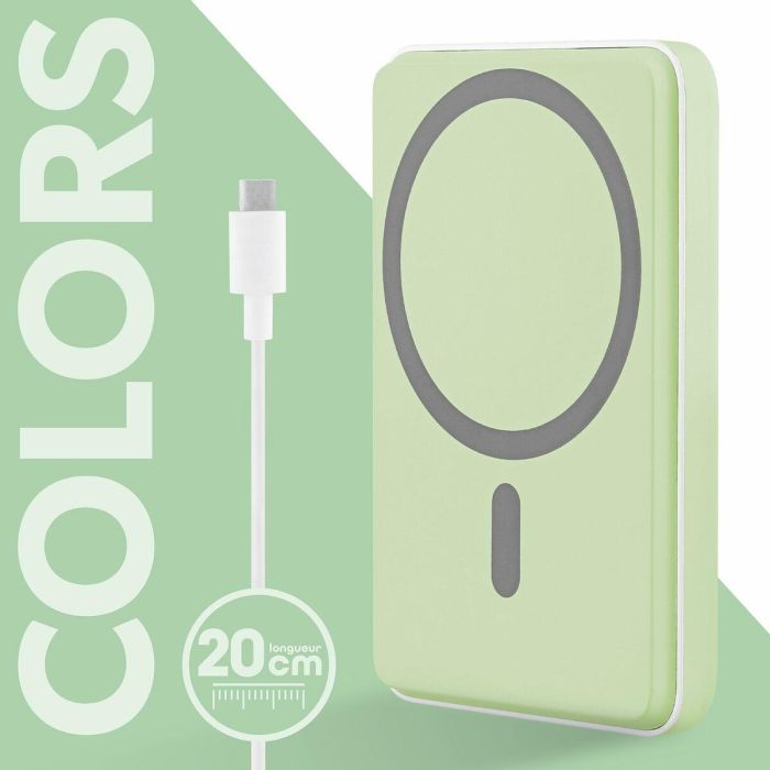 Powerbank T'NB PBUMAG5GR 5000 mAh Verde Magsafe 9