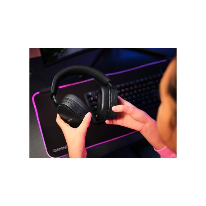 Trust Gaming GXT 491 Fayzo Auriculares Gaming Inalámbricos Dual Micrófono Cancelación Ruido Sonido Envolvente 7.1 Multiplataforma Negros 12 Trust Gaming GXT 491 Fayzo Auriculares Gaming Inalámbricos Dual Micrófono Cancelación Ruido Sonido Envolvente 7.1 Multiplataforma Negros 12