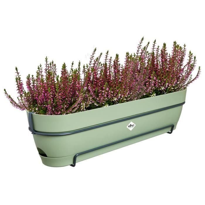 Elho Vibia Campana Balconiere Allin1 70 - Verde - L 70 x B 26 x H 17 cm - Balcón - 100% reciclado 2 Elho Vibia Campana Balconiere Allin1 70 - Verde - L 70 x B 26 x H 17 cm - Balcón - 100% reciclado 2