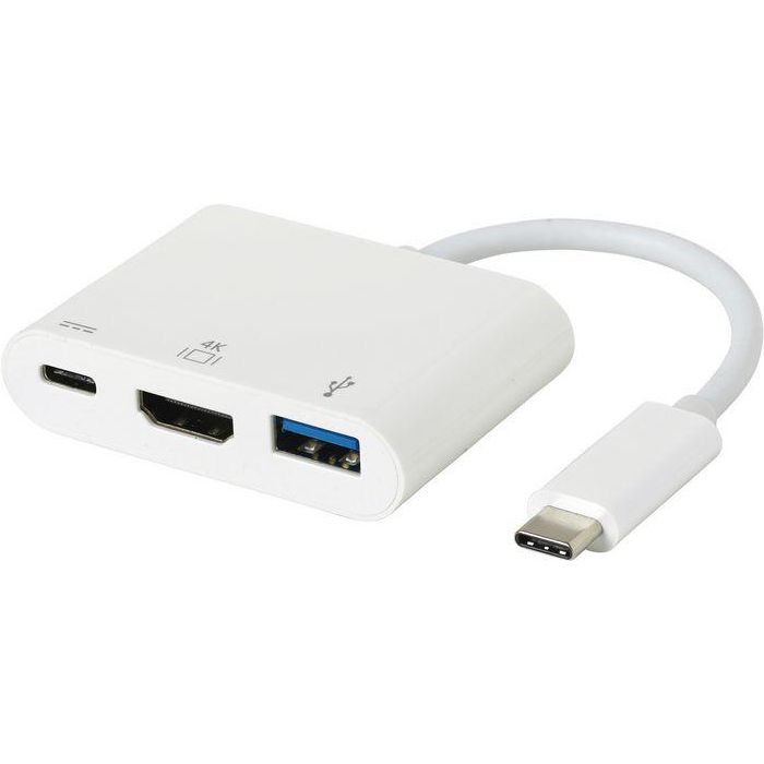 eSTUFF Hub Multiport AV USB-C a HDMI / USB 3.0 / Carga Type-C para MacBook, iPad y dispositivos compatibles 0 eSTUFF Hub Multiport AV USB-C a HDMI / USB 3.0 / Carga Type-C para MacBook, iPad y dispositivos compatibles 0