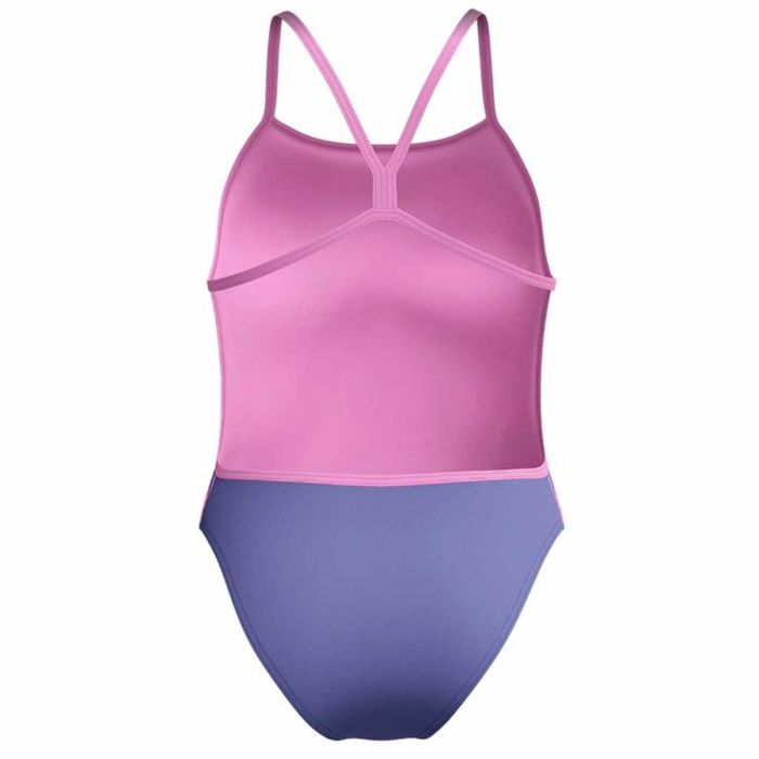 Bañador Mujer Speedo Digital Vback Multicolor Rosa 2