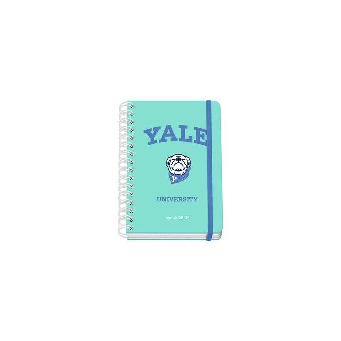 Agenda Escolar (2025-26) Dohe Premium Yale Dog Wire-O Tapa Extra A5 215X310 S/V Con Goma