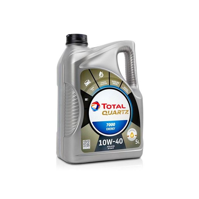 Aceite de Motor para Coche Total 7000 ENERGY 10W40 5 L