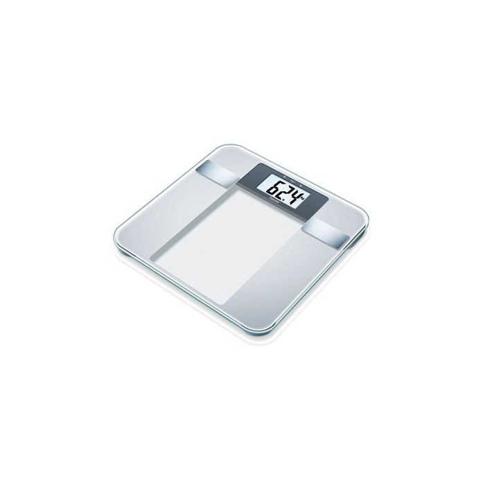Beurer BG-13 Báscula Digital de Vidrio con Cálculo de IMC, Grasa Corporal, Agua y Masa Muscular 1