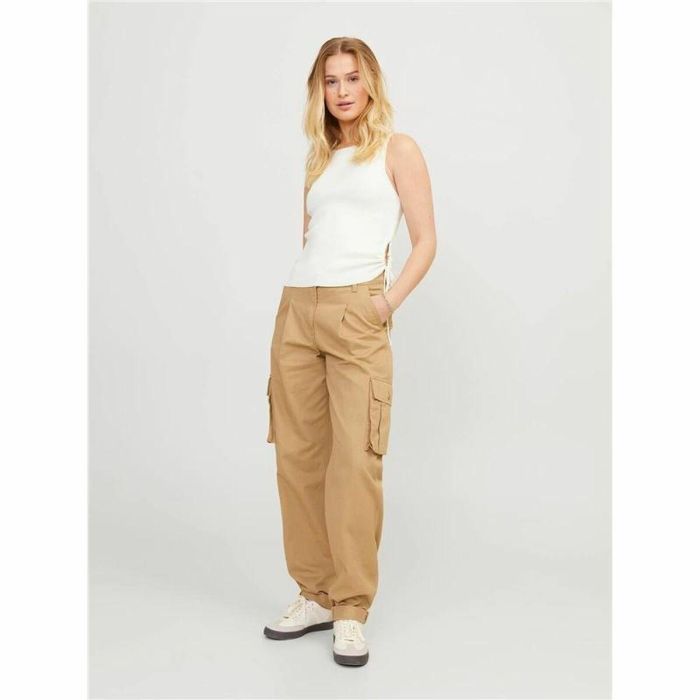 Camiseta de Tirantes Mujer Jack & Jones Jxdahlia Top Knit Blanco 4 Camiseta de Tirantes Mujer Jack & Jones Jxdahlia Top Knit Blanco 4