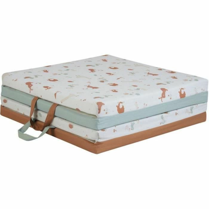 Tineo TIN3275055657623 Alfombra de Juego y Despertar Little Farmer Multifunción 3 en 1, 120x120 cm 1