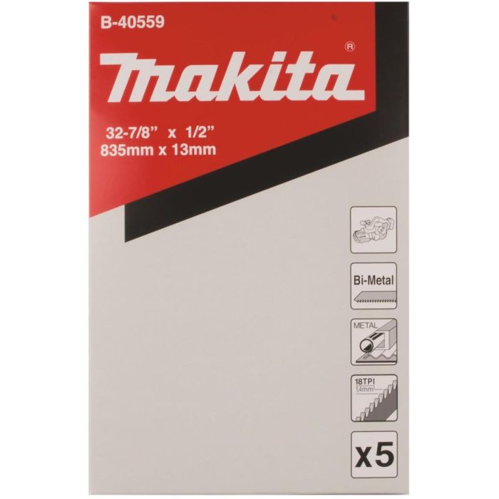Makita B-40559 Bandsägeblatt 18Z BIM 5Stk 3 Makita B-40559 Bandsägeblatt 18Z BIM 5Stk 3