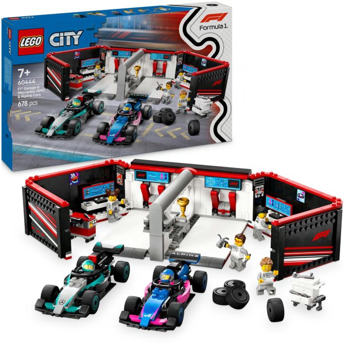 Lego Juego de Construcción Garaje Formula 1 con Coches Mercedes-AMG y Alpine - Lego City (Edad 7+ años) 11 Lego Juego de Construcción Garaje Formula 1 con Coches Mercedes-AMG y Alpine - Lego City (Edad 7+ años) 11
