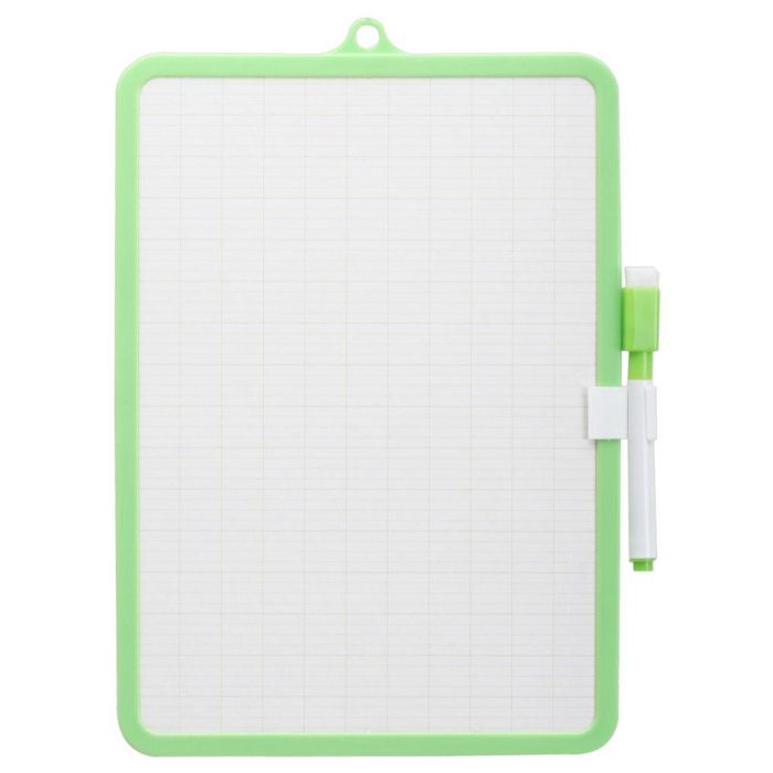 Createur de Genie Pizarra Doble Cara Con Rotulador Borrable Fucsia Verde Azul 1