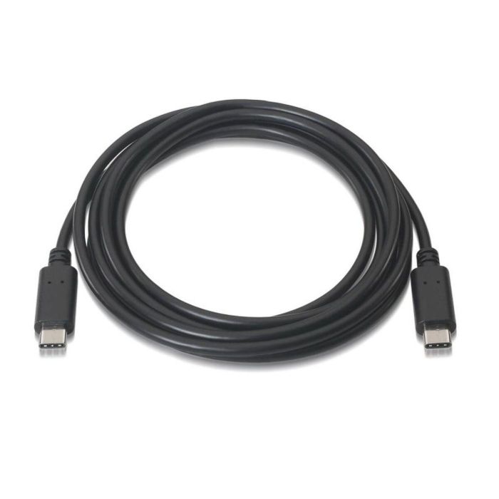 AISENS - CABLE USB 2.0 3A, TIPO USB-C/M-USB-C/M, NEGRO, 3.0M 2