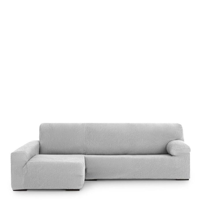 Funda para chaise longue de brazo largo izquierdo Eysa THOR Gris 170 x 110 x 310 cm 6