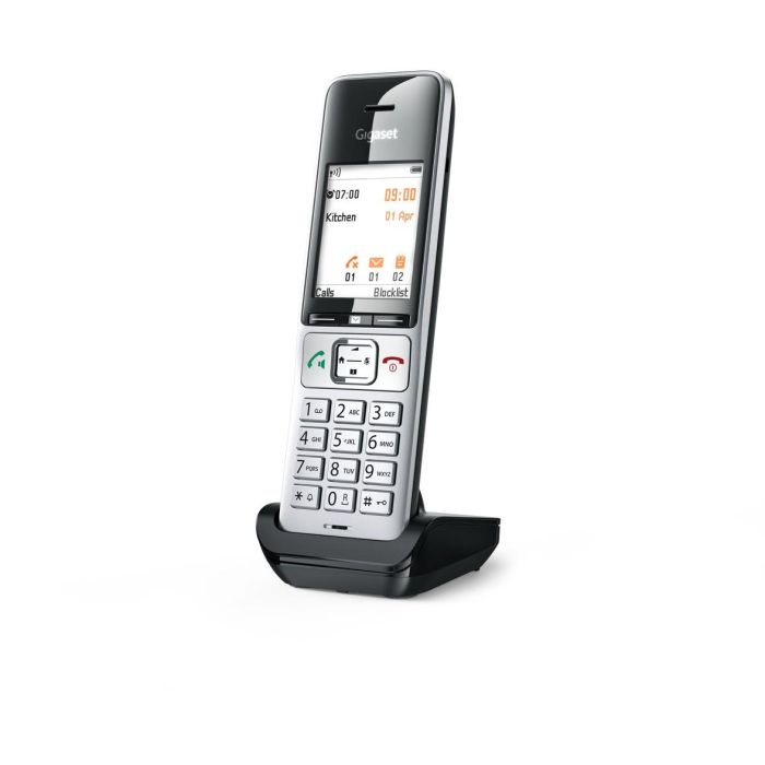 Gigaset COMFORT 500HX Teléfono Inalámbrico DECT/Analógico con Altavoz, Pantalla a Color de 2.2" y Agenda para 200 Contactos, Negro/Plata 2 Gigaset COMFORT 500HX Teléfono Inalámbrico DECT/Analógico con Altavoz, Pantalla a Color de 2.2" y Agenda para 200 Contactos, Negro/Plata 2