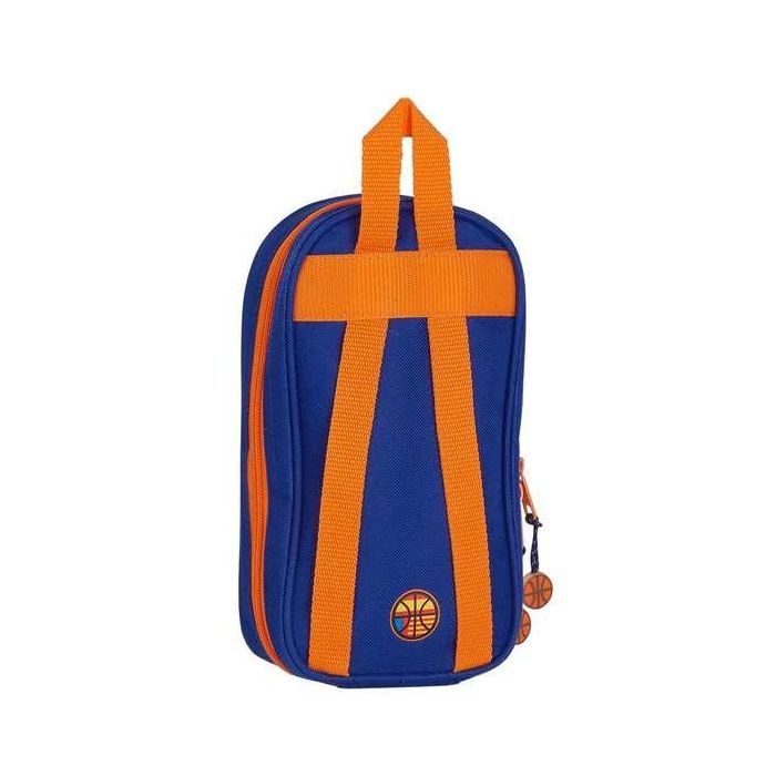 Plumier Mochila Valencia Basket M747 Azul Naranja 12 x 23 x 5 cm (33 Piezas)