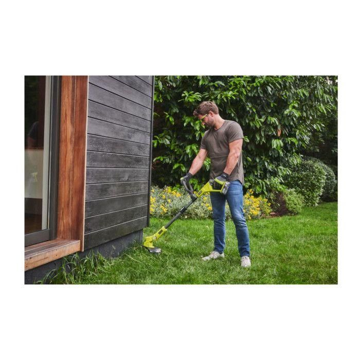 Recortadora / enderezadora de bordes - RYOBI - Corte Ø 25-30 cm - Cable Ø 1 x 1,6 mm - 1 batería de 18 V 5 Ah y 1 cargador de 2A 2 Recortadora / enderezadora de bordes - RYOBI - Corte Ø 25-30 cm - Cable Ø 1 x 1,6 mm - 1 batería de 18 V 5 Ah y 1 cargador de 2A 2