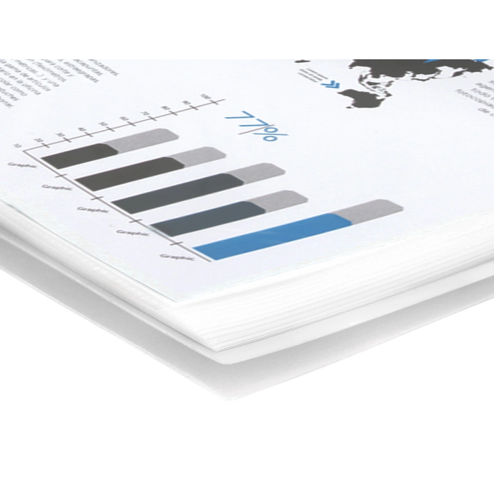 Carpeta Liderpapel Escaparate con Espiral 20 Fundas Polipropileno DIN A5 Transparente 6