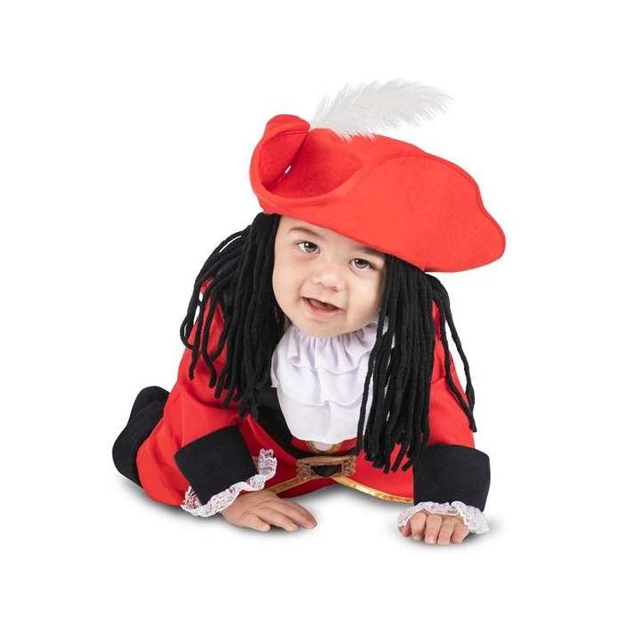 Disfraz Garfio Bebé Sombrero Con Peluca Textil, Chaqueta, Cuello, Garfio Textil, Pantalón Y Polainas Talla 12-24 M 2 Disfraz Garfio Bebé Sombrero Con Peluca Textil, Chaqueta, Cuello, Garfio Textil, Pantalón Y Polainas Talla 12-24 M 2