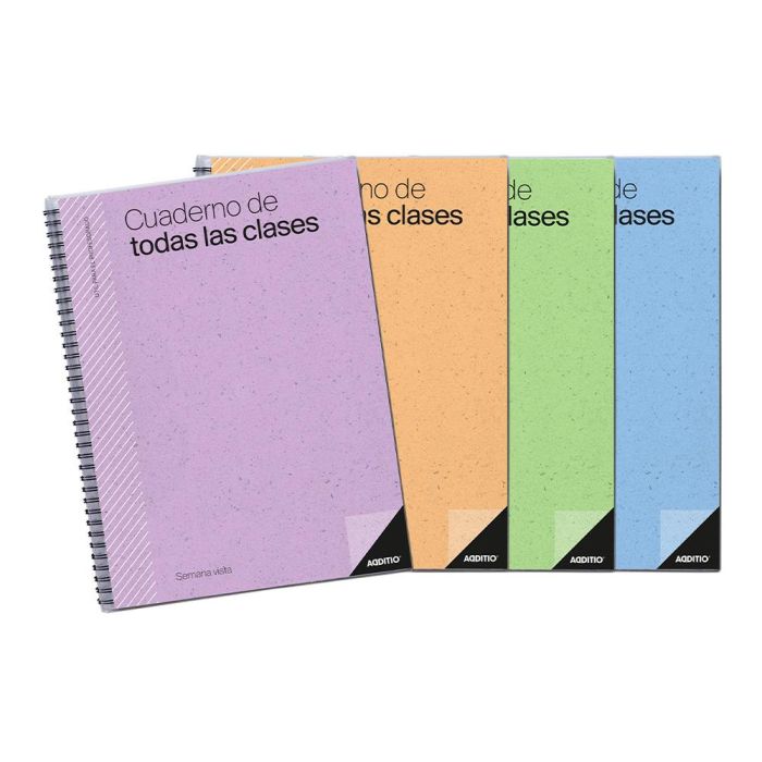 Cuaderno De Todas Las Clases Sv Additio Plan Mensual Del Curso Evaluacion Continua Y Programacion Semanal 22,5x31 cm 1