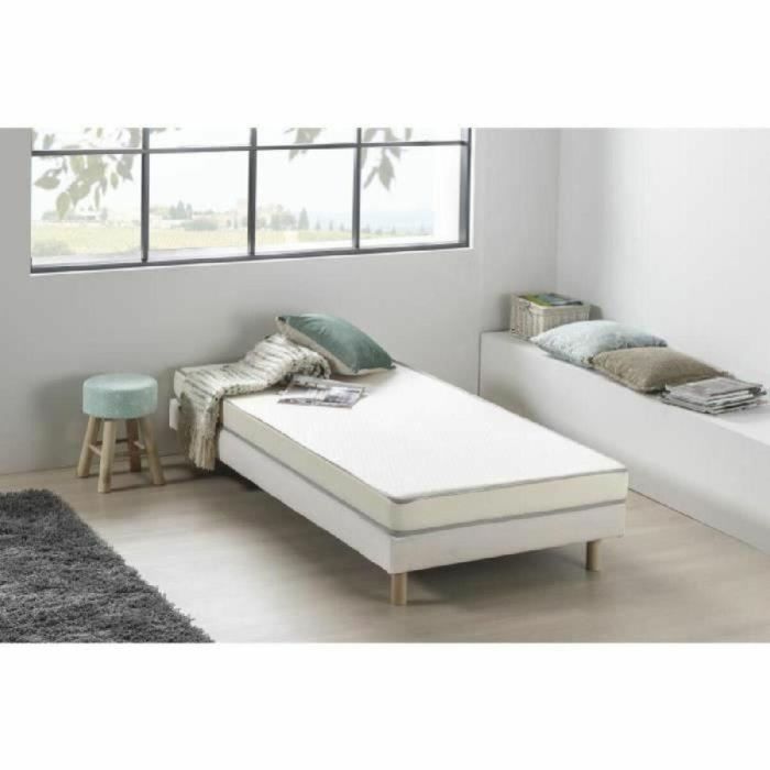 Colchón de espuma 90 x 200 - Comodidad firme - Grosor 12 cm - Entregado enrollado - DEKO DREAM Kietoa 1 Colchón de espuma 90 x 200 - Comodidad firme - Grosor 12 cm - Entregado enrollado - DEKO DREAM Kietoa 1